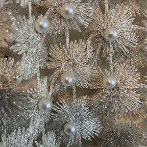 Baby pearl\crochet coat